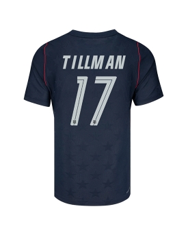 Billige Fotballdrakt Forente stater Malik Tillman #17 Replika Bortedrakt VM 2026 Kortermet Billige Fotballdrakt Forente stater Malik Tillman #17 Replika Bortedrakt VM 2026 Kortermet